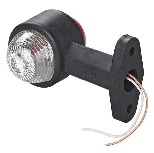 Umrissleuchte rot/weiß 120mm gerade