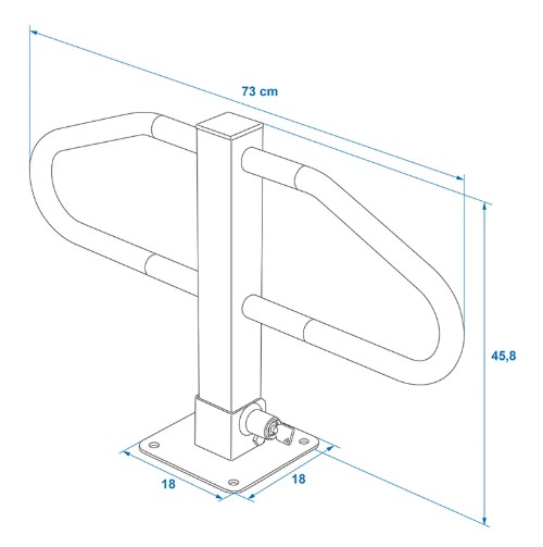 Parkbügel mit Schloss
