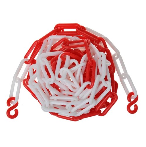 Kette rot/weiß 5m