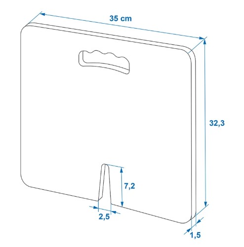 Stoßstangenschutz  blau 2 in 1