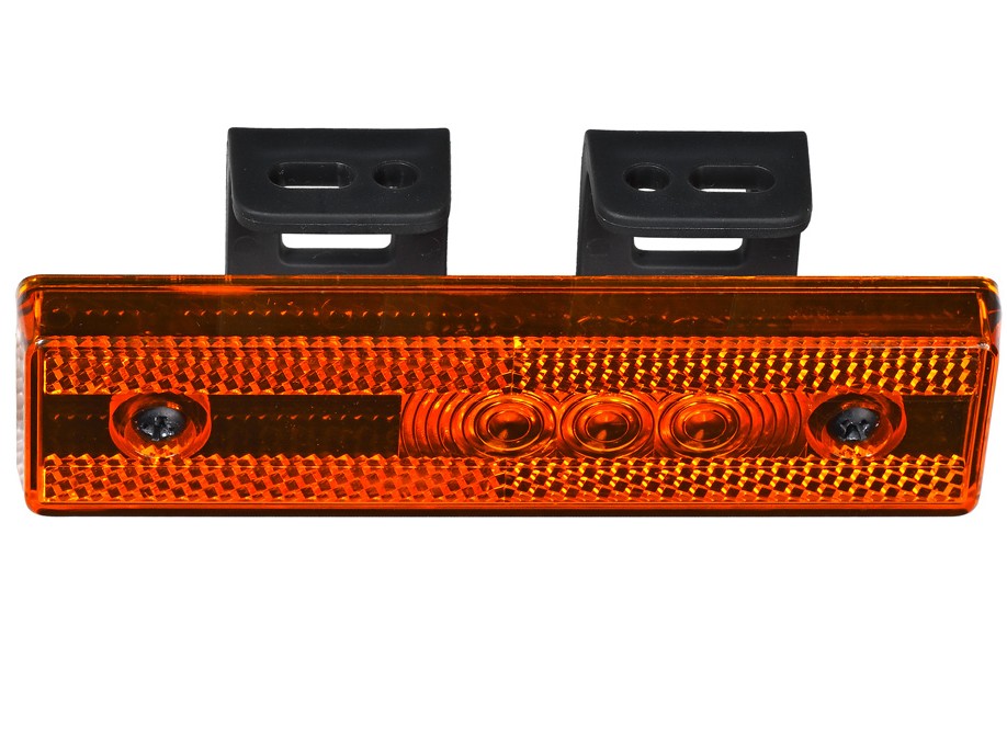 gelbe Begrenzungsleuchte, C-Halter, 0,5 m Kabel -Dobplast - LED