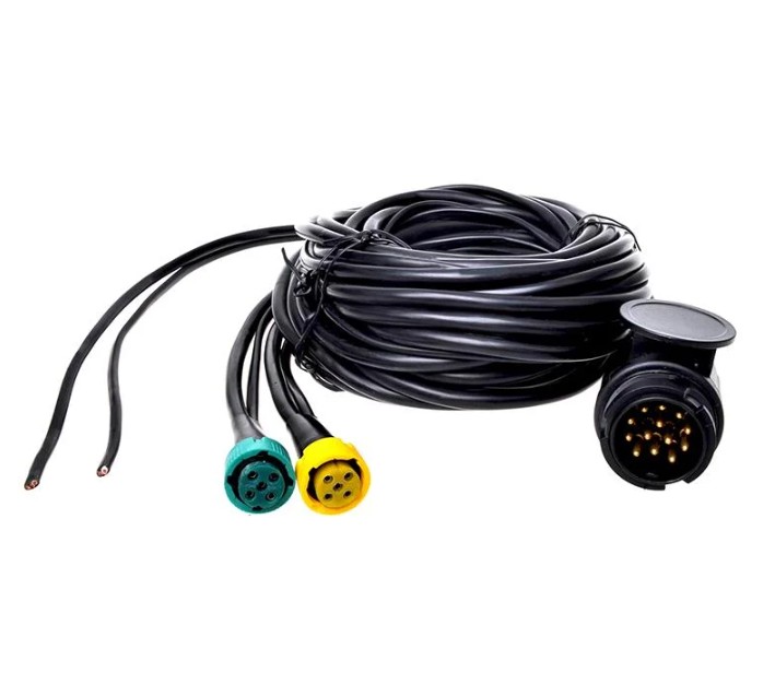 Kabelsatz- Kabelbaum - 5 Meter- Stecker 13-polig - Bajonett Abzweig 4m DC